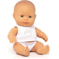 Miniland - Baby Doll European Girl 21cm
