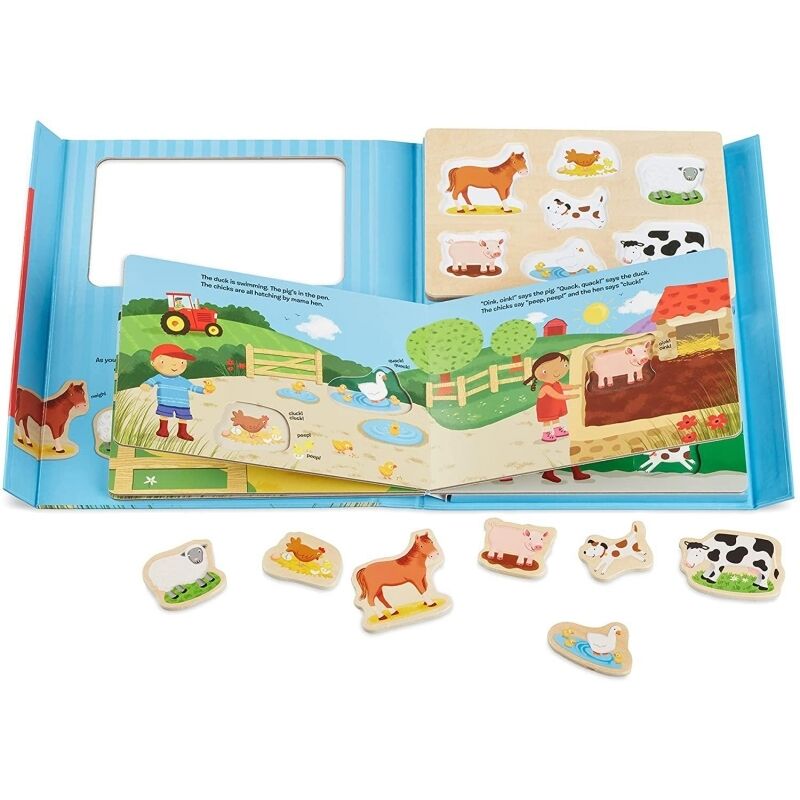 Buy Melissa & Doug Book & Puzzle Play Set On the Farm