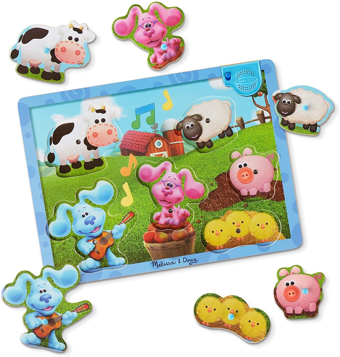 Melissa & Doug Blues Clues Wooden Stacking Puzzle | Toys | Casey's Toys