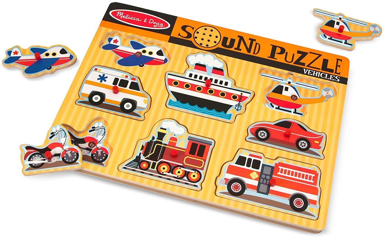 Buy Melissa & Doug Vehicles Sound Puzzle 8pc