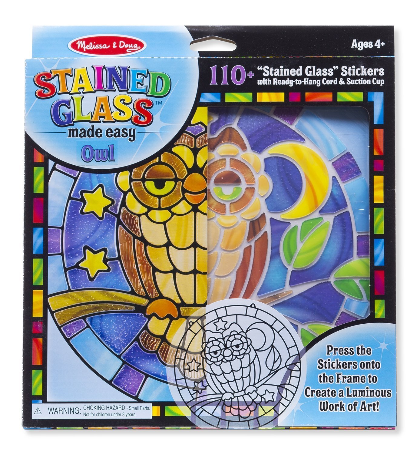 Buy Melissa & Doug Stained Glass Made Easy Owl