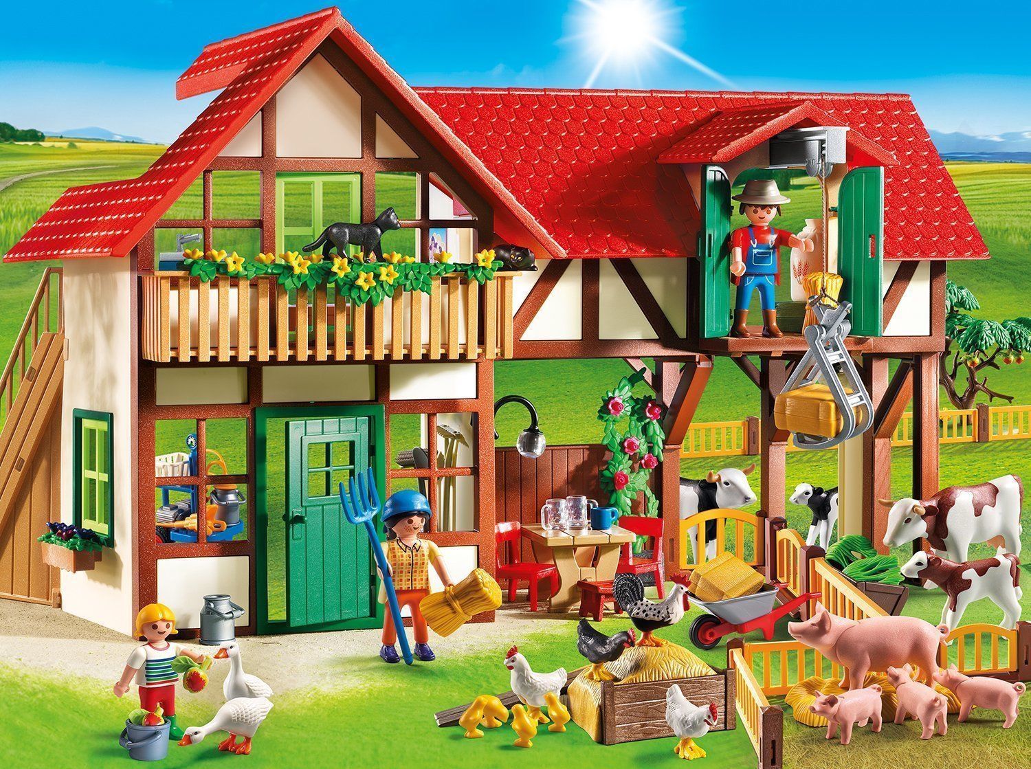 Playmobil Large Farm Kids’ Farm Set Toy Galaxy