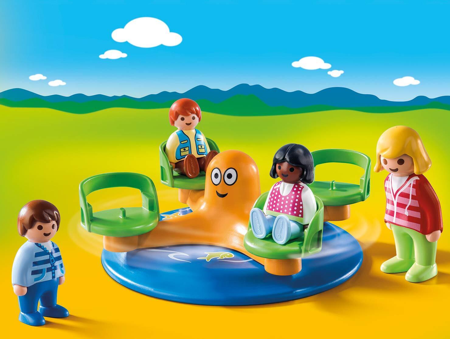 Buy Playmobil 1.2.3 Children's Carousel