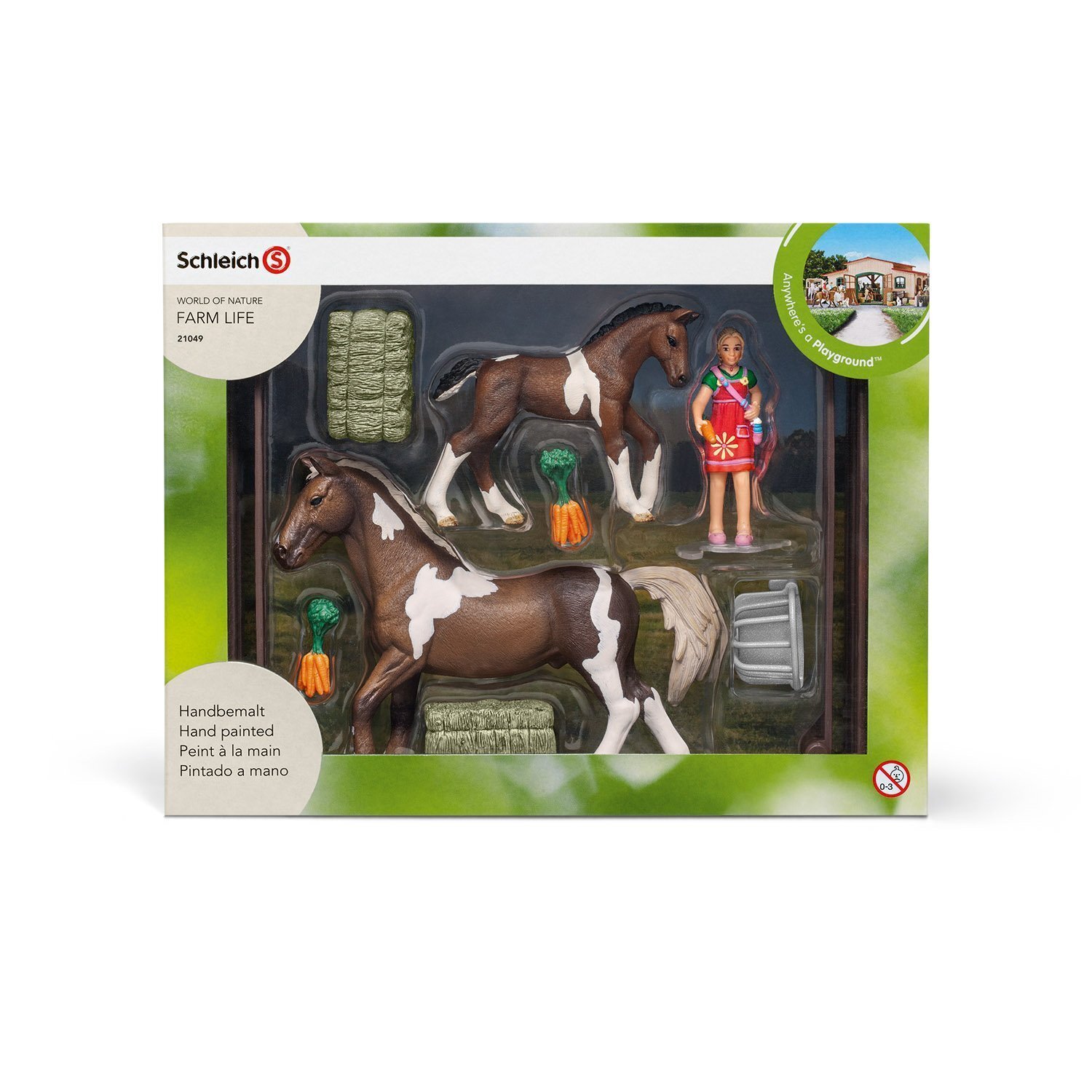 Buy Schleich Playset Horse Feeding 21049