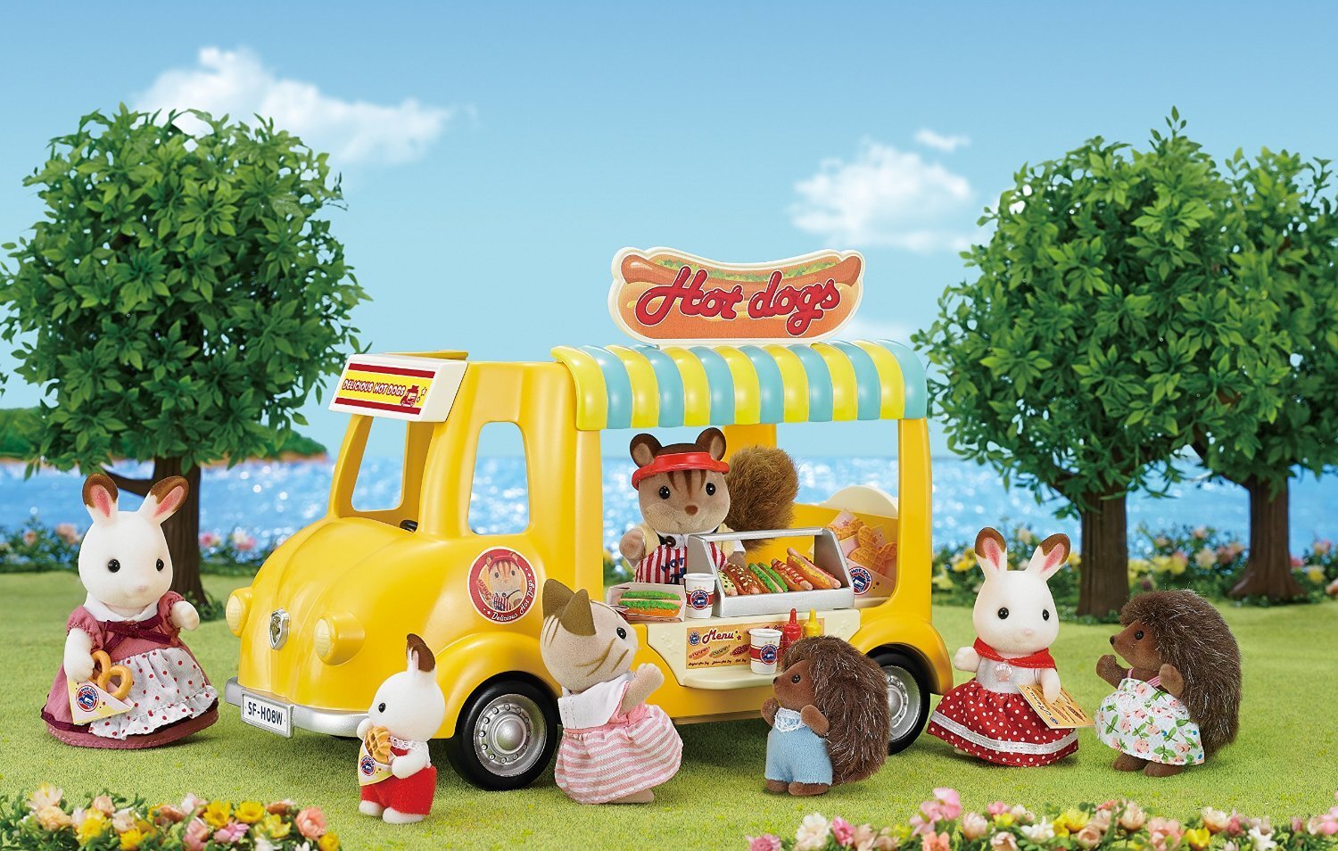 Buy Sylvanian Families Hot Dog Van