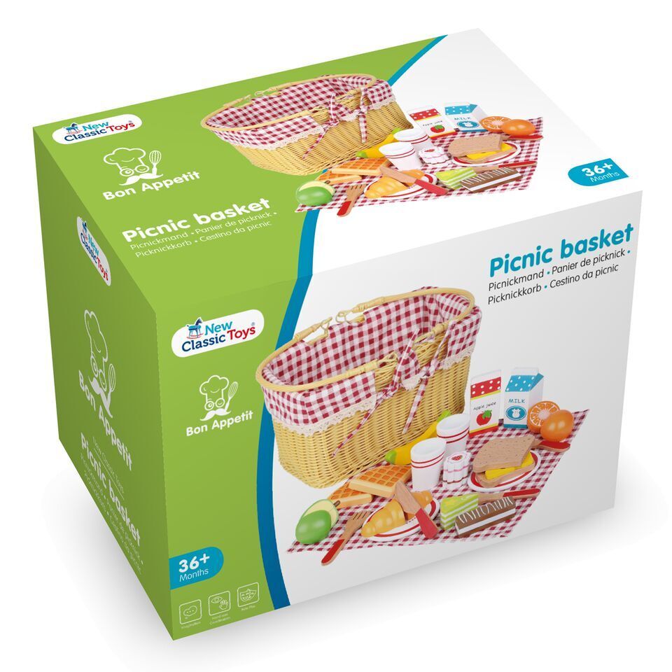 Buy New Classic Toys Picnic Basket Set