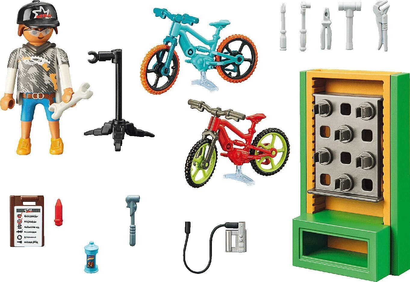 Buy Playmobil Bike Repair Shop 70674