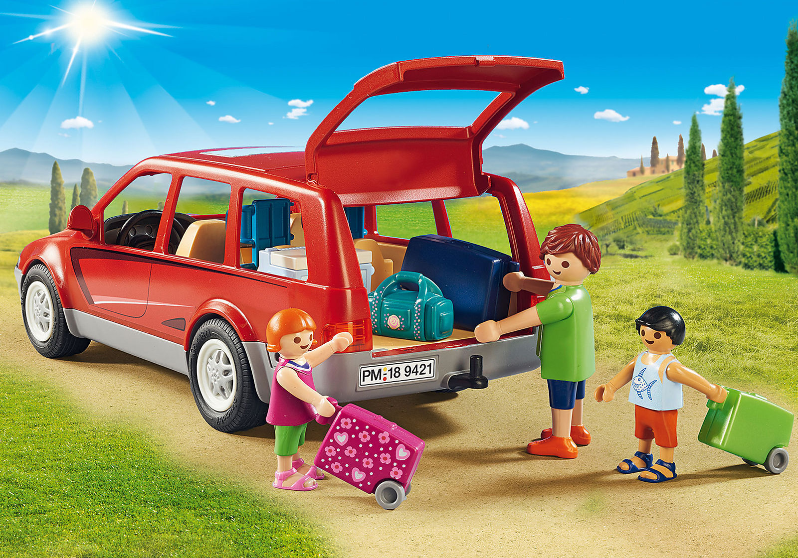 Buy Playmobil Family Car 9421