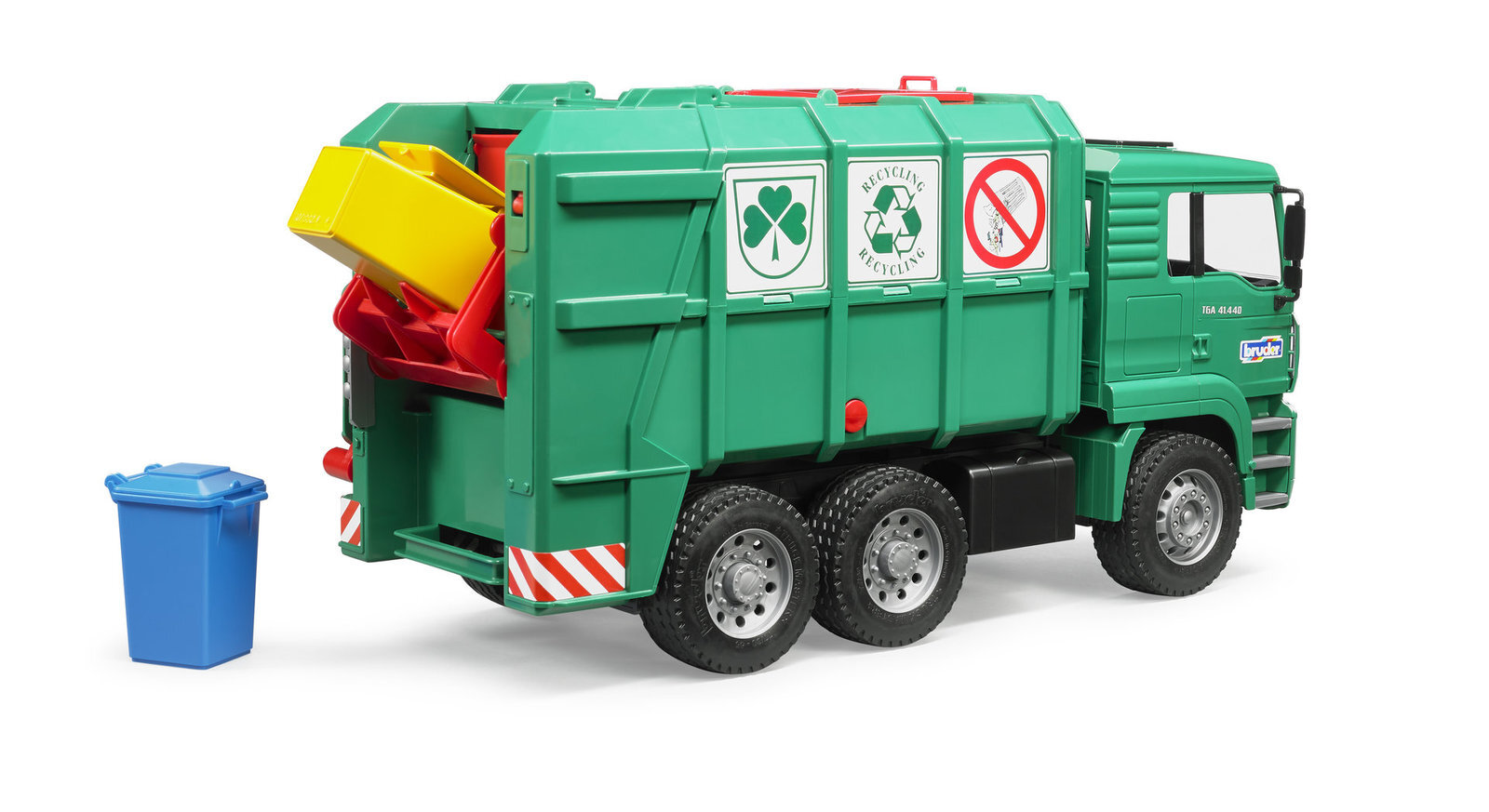 bruder green garbage truck 11420101 bruder green garbage truck 11420101