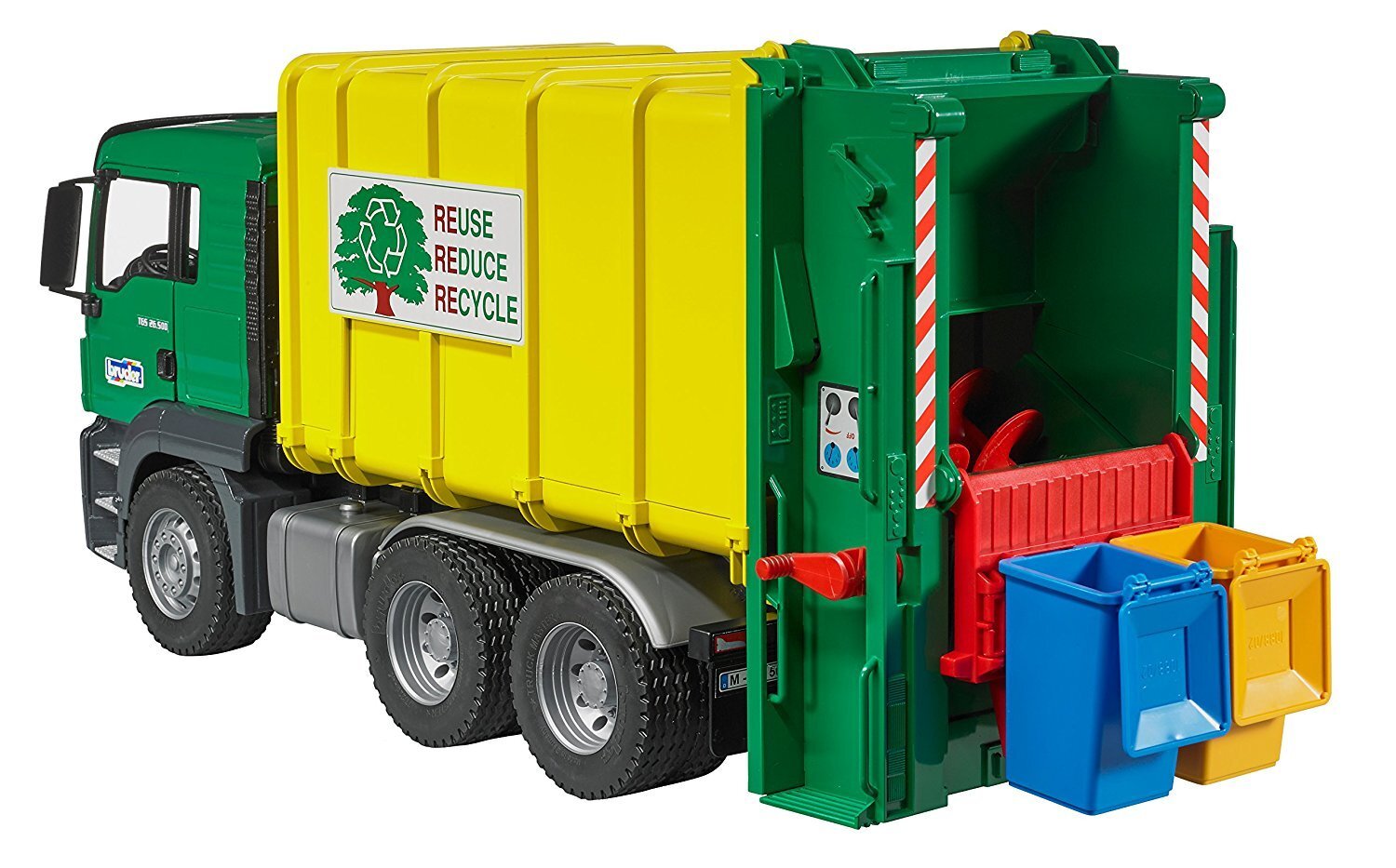 bruder garbage truck lights