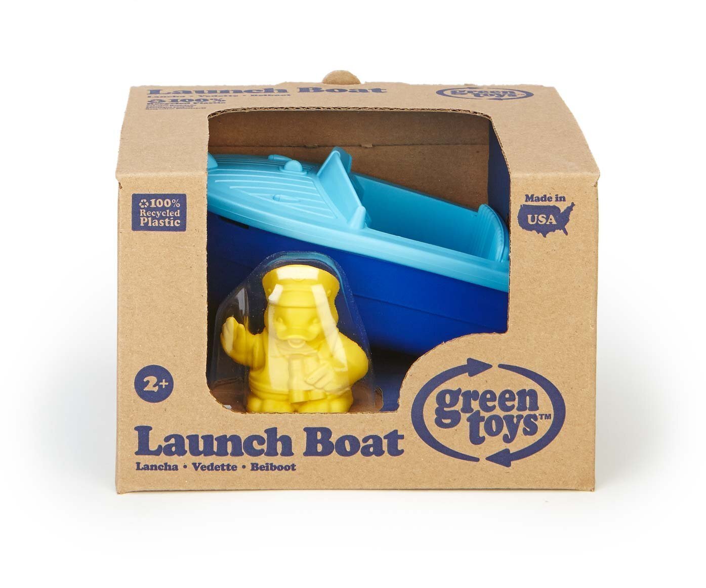 Buy Green Toys - Launch Boat - Blue