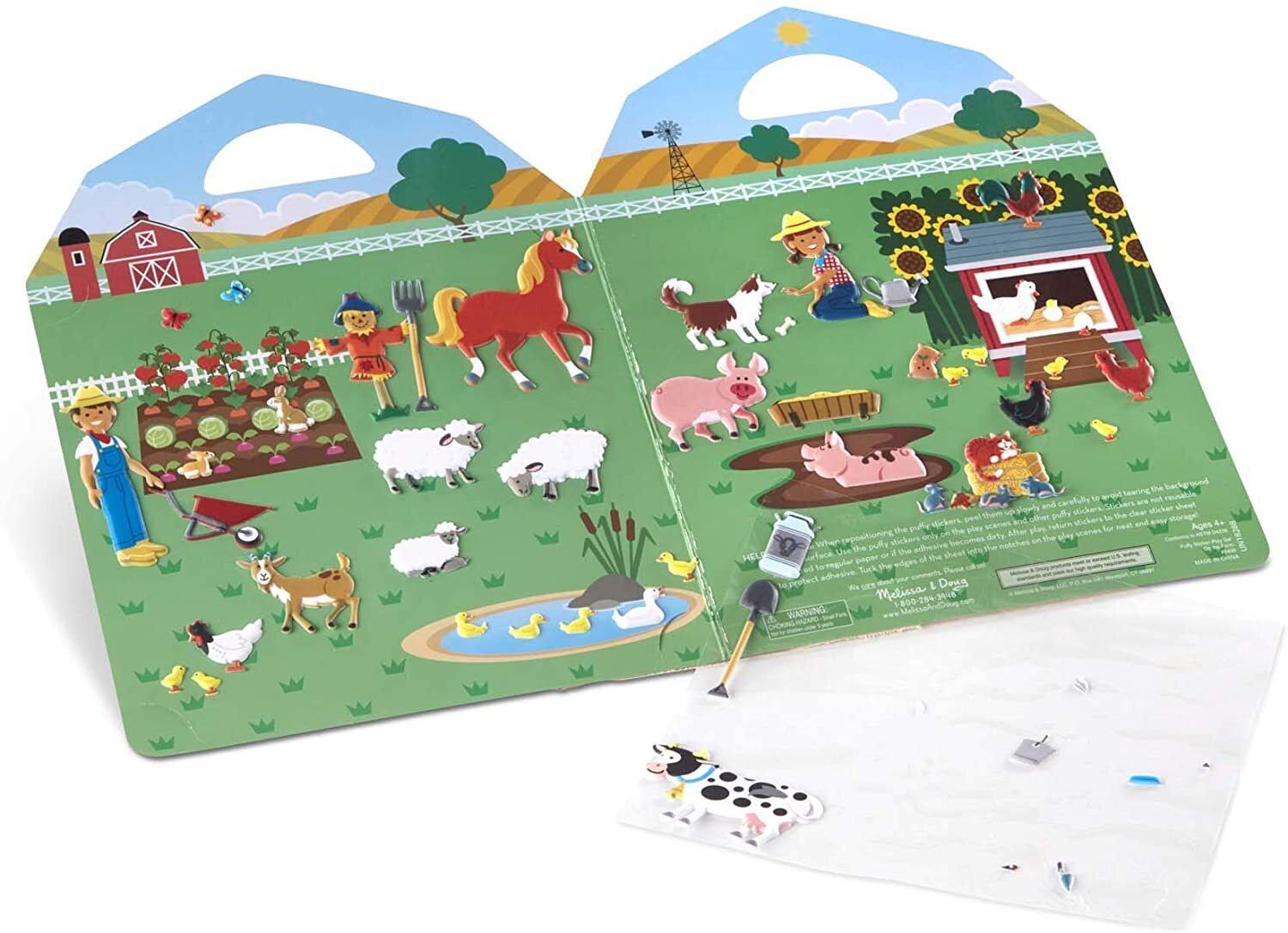 Buy Melissa & Doug - Reusable Puffy Sticker Play Set - On the Farm