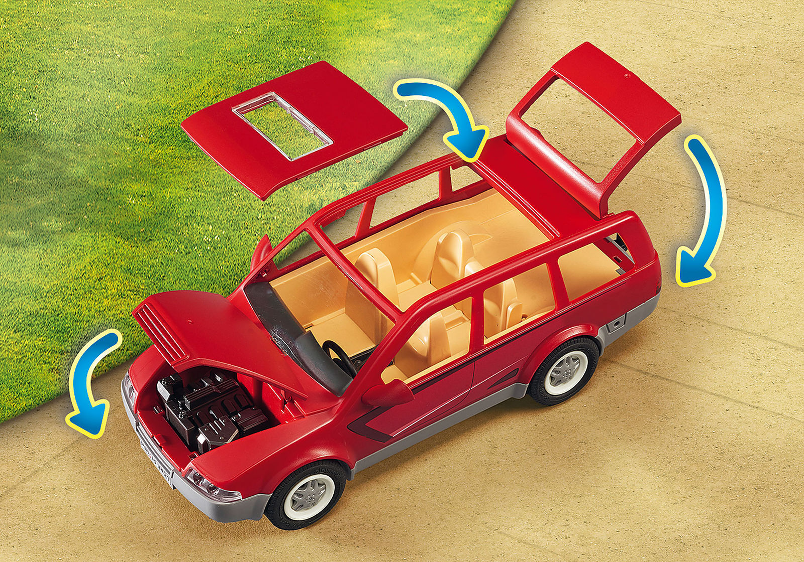 Buy Playmobil Family Car 9421