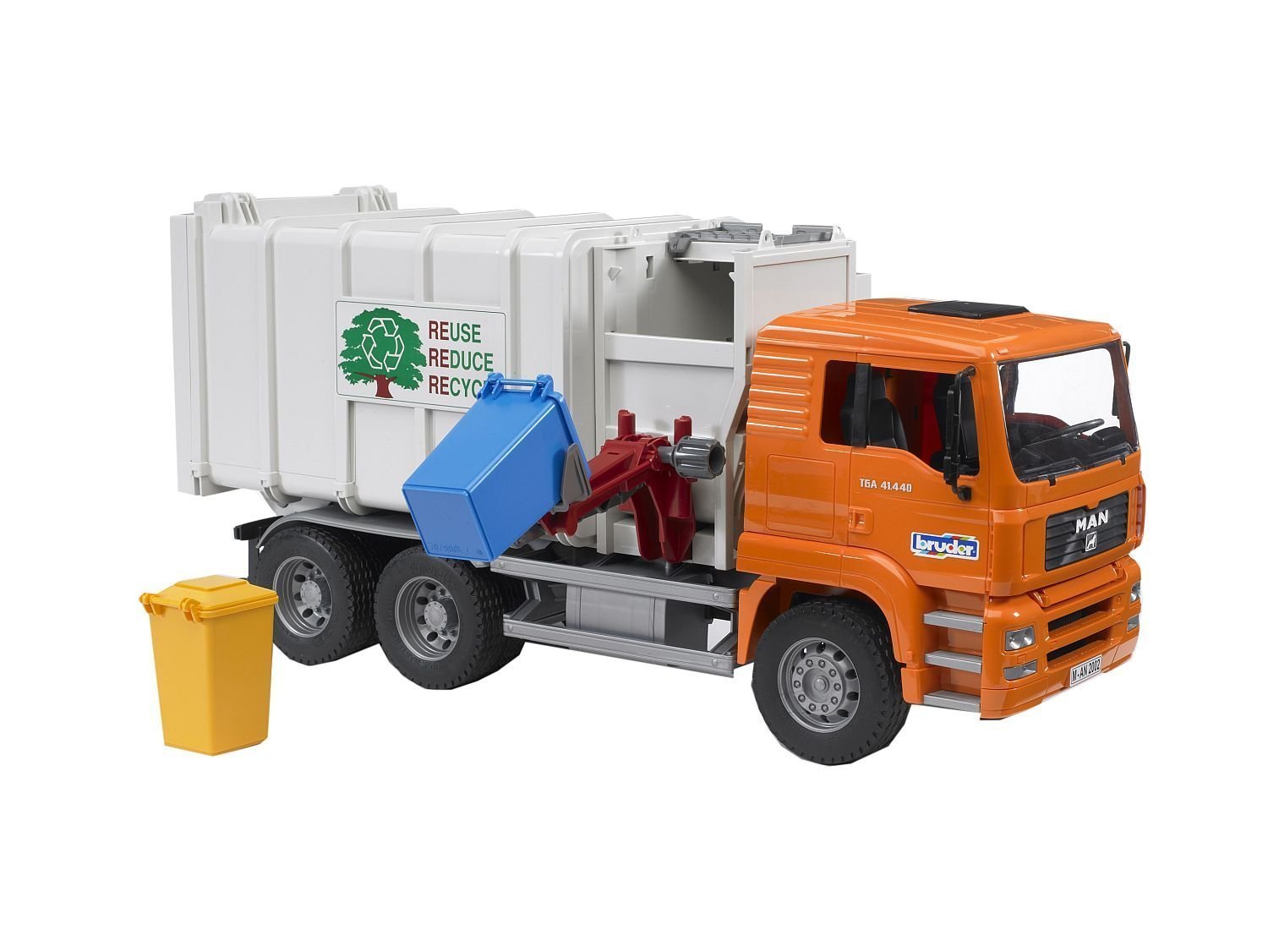 Bruder Side Loading Garbage Truck Toy Galaxy