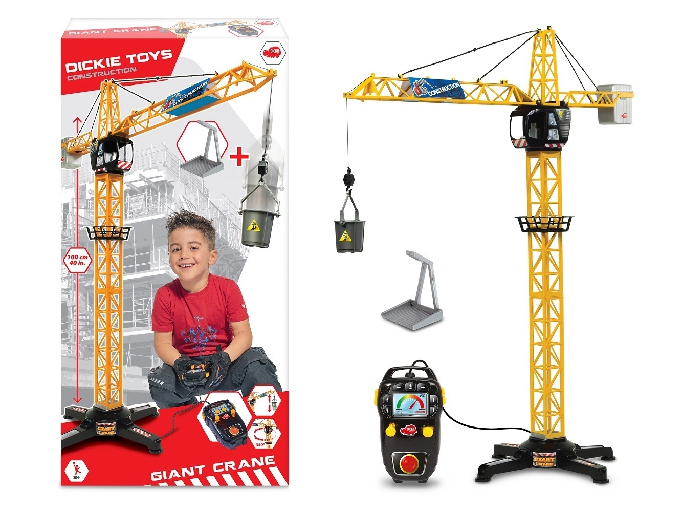 Buy Dickie Toys Giant Remote Control Crane 100cm