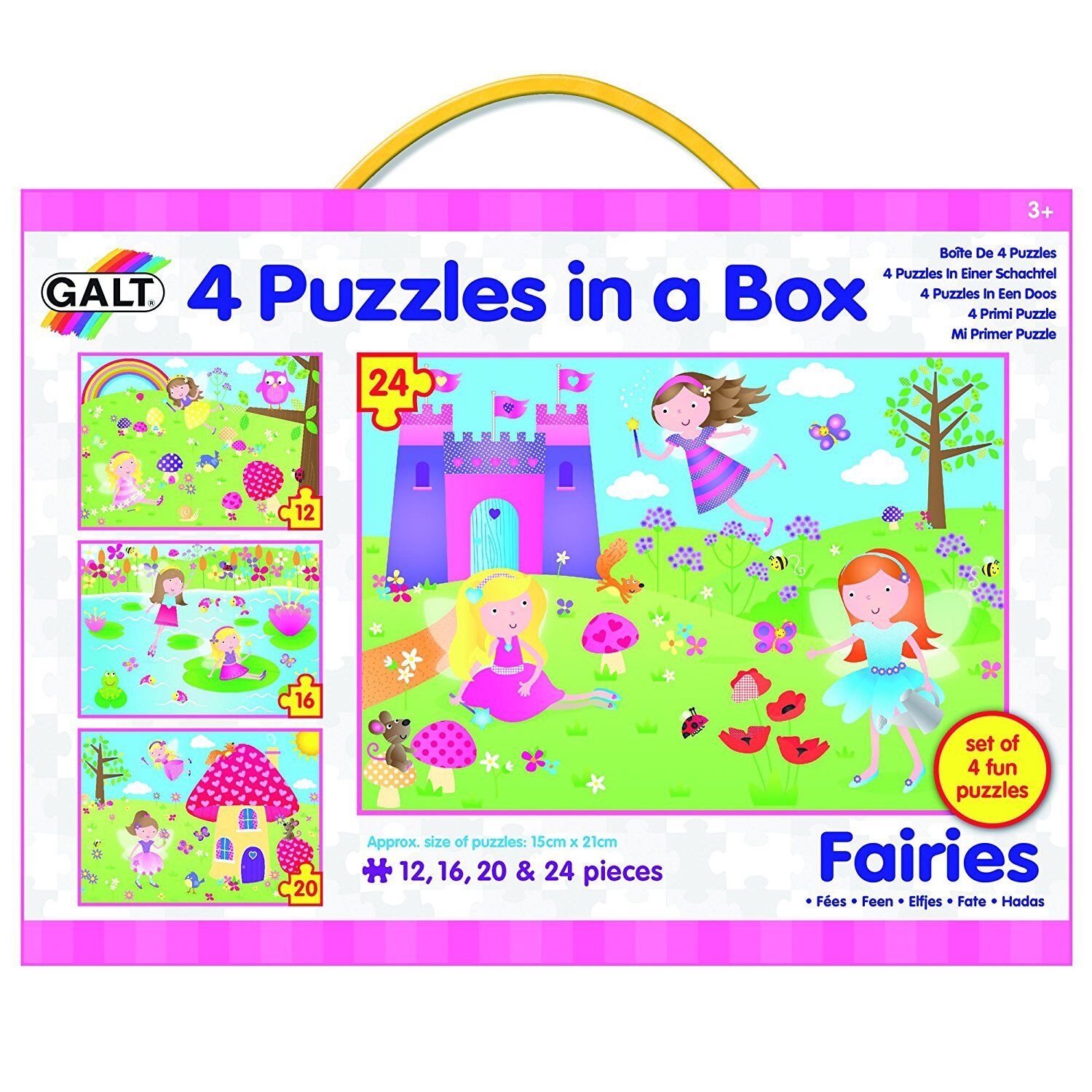Buy Galt Four puzzles in a box Fairies
