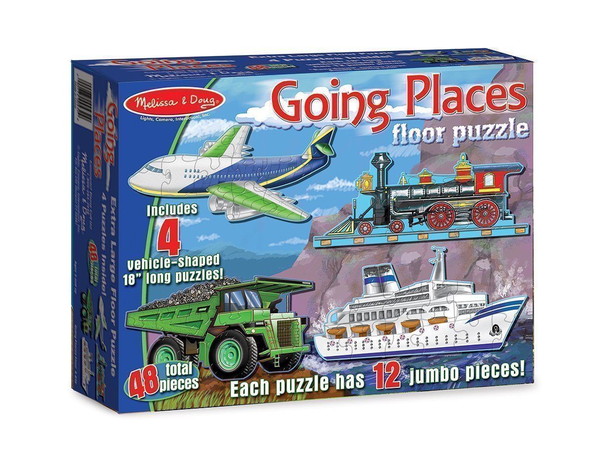 Buy Melissa & Doug Going Places Floor Puzzle 4x12pc