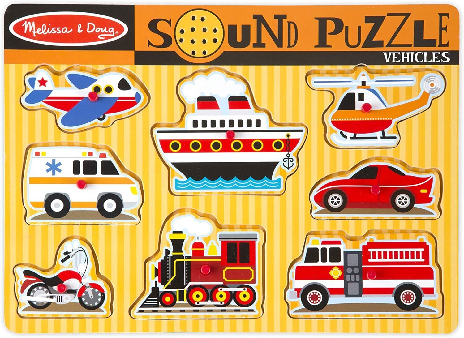 Buy Melissa & Doug - Vehicles Sound Puzzle - 8pc