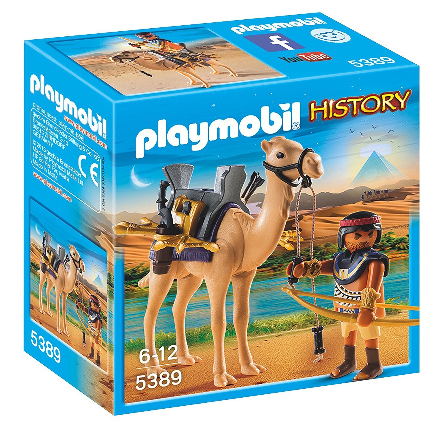 Buy Playmobil Egyptian Warrior with Camel 5389
