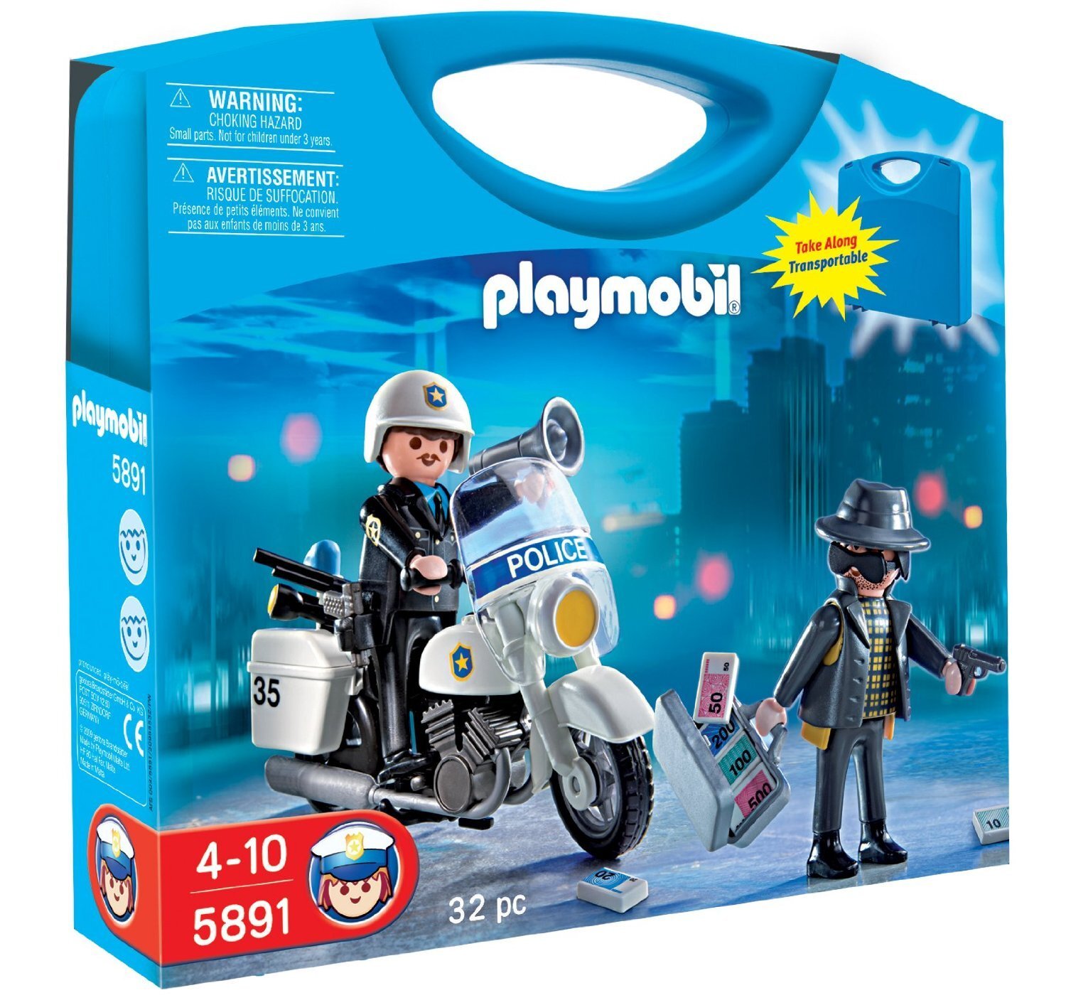 Buy Playmobil Police Carry Case 5891