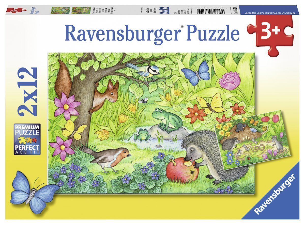 Buy Ravensburger Animals in Our Garden Puzzle 2x12pc