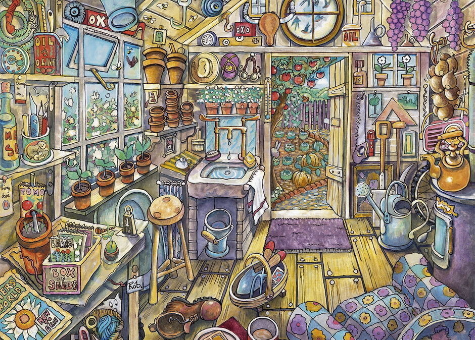buy ravensburger - cozy potting shed large format 300pc