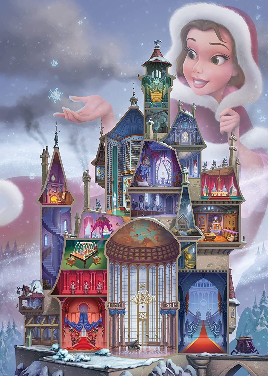 Buy Ravensburger - Disney Castles: Belle Puzzle 1000pc