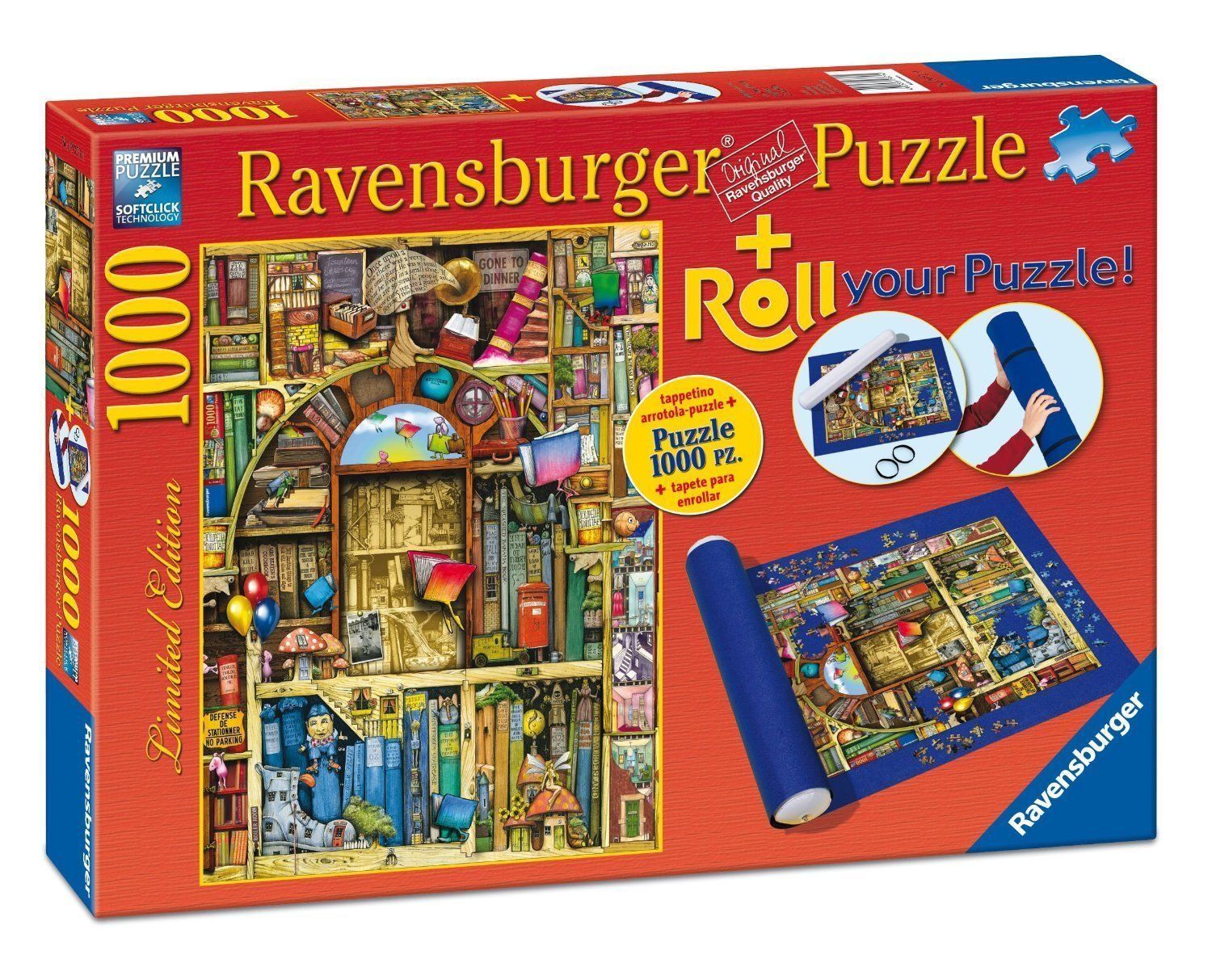 Buy Ravensburger Bizarre Library 1000Roll Your Puzzle