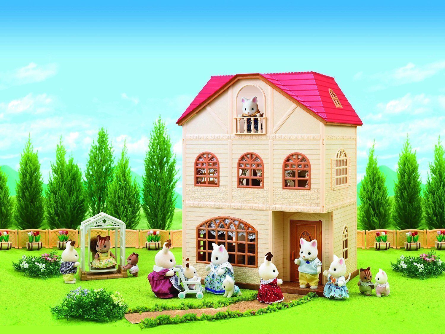sylvanian families cedar terrace