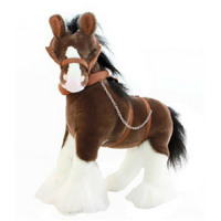 Bocchetta - Rimsky Clydesdale Horse Plush Toy 30cm