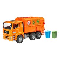 Bruder - MAN TGA Rear Loading Garbage Truck Orange 02760