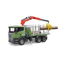 Bruder - Scania R-Series Timber Truck with Loading Crane 03524