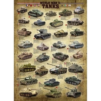 Eurographics - World War II Tanks Puzzle 1000pc