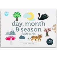 Two Little Ducklings - Days, Months And Season Flash Cards