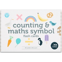 Two Little Ducklings - Counting And Maths Symbol Flash Cards
