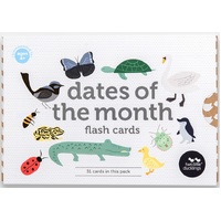 Two Little Ducklings - Dates Of The Month Flash Cards
