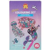 Tiger Tribe - Glitter Colouring Set - Ocean Dreams