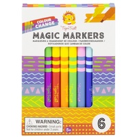 Tiger Tribe - Colour Change Magic Markers (6 pack)