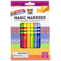 Tiger Tribe - Colour Change Magic Markers (6 pack)