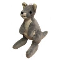 Bocchetta - Mini Kangaroo Plush Toy Grey 13cm