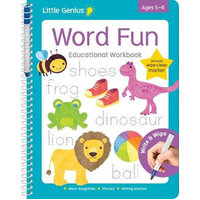 Lake Press - Little Genius Word Fun Write & Wipe Workbook