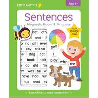 Lake Press - Little Genius Sentences Magnetic Board & Magnets