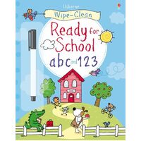 Usborne - Wipe-Clean Ready for School ABC and 123