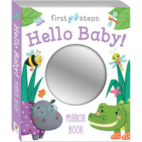 Hinkler - First Steps Hello Baby Mirror Book