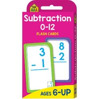 Hinkler - School Zone - Subtraction 0-12 Flash Cards