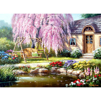 Anatolian - Cherry Blossom Cottage Puzzle 1000pc