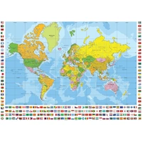 Anatolian -  World Political Map Large Piece Puzzle 700pc
