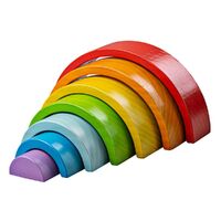 Bigjigs - Wooden Stacking Rainbow - Small