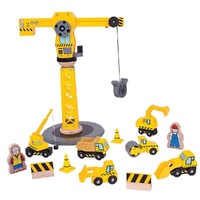 Bigjigs - Big Crane Construction Set