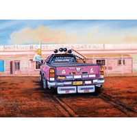 Blue Opal - Jenny Sanders Pink Roadhouse Puzzle 1000pc